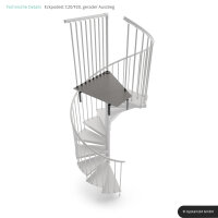 Eckpodest für Spindeltreppen C20 / F20
