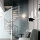 Platzsparende Spindeltreppe C20 - 160cm, 315 - 345cm (14 Stufen + Podest), Schwarz, Wallnuss, PVC Handlauf