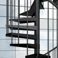 Platzsparende Spindeltreppe - F20+