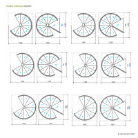 Platzsparende Spindeltreppe - F20+