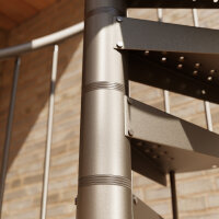 Spindeltreppe für Außen - F20 Galva Color+