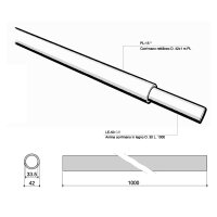 PVC Handlauf - gerade - Ø 42 mm