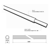 PVC Handlauf - gerade - Ø 42 mm