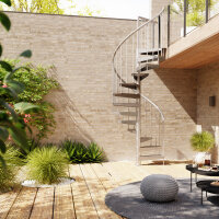 Spindeltreppe für Außen - F20 Galva