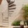 Spindeltreppe für Außen - F20 Galva  - 110cm, 336 - 356cm (15 Stufen + Podest), verzinkt