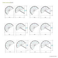 Platzsparende Spindeltreppe - F20